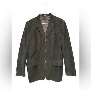 Banana Republic Brown Corduroy Sport Coat Formal Blazer Mens Size 44R